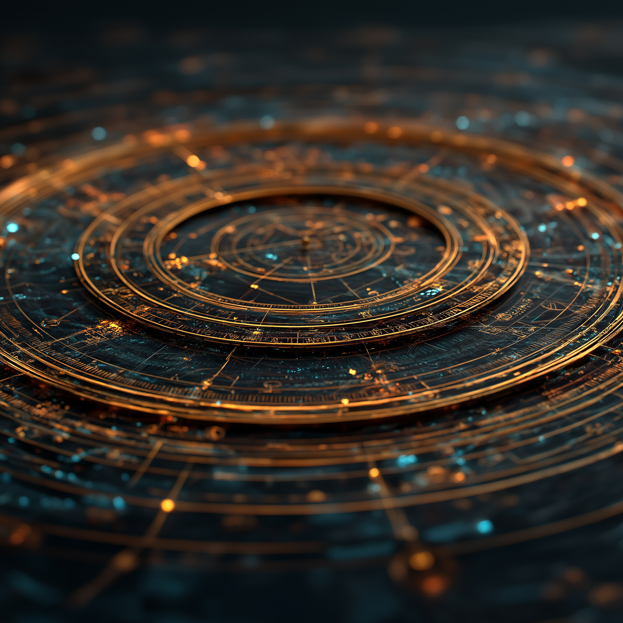 stylized compass